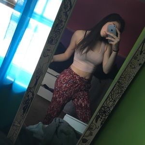 FOREVER 21 bohemian style joggers